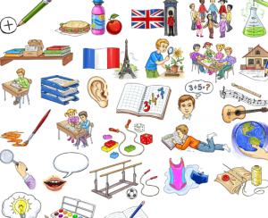selection of school based clipart pictures